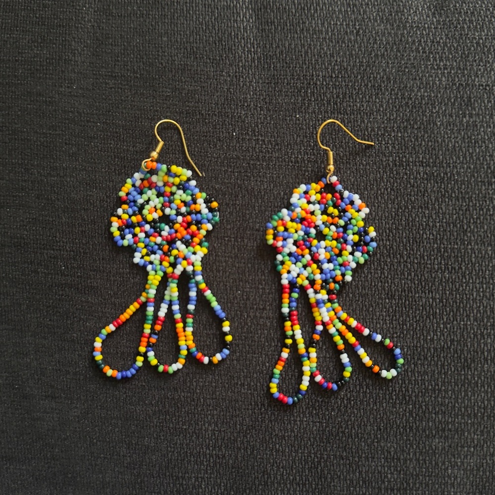 Colorful Beaded Earrings